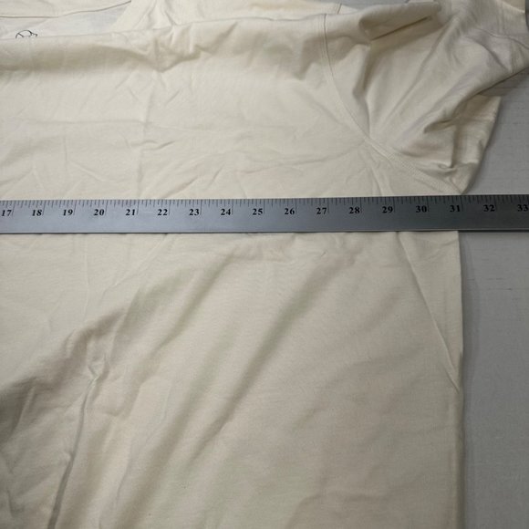 BCI Original Use Men's Size 4XL Short Sleeve Tee Shirt Cream New With Tags - Picture 9 of 12